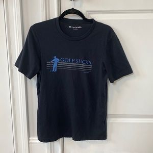 {travis mathew} golf sucks shirt